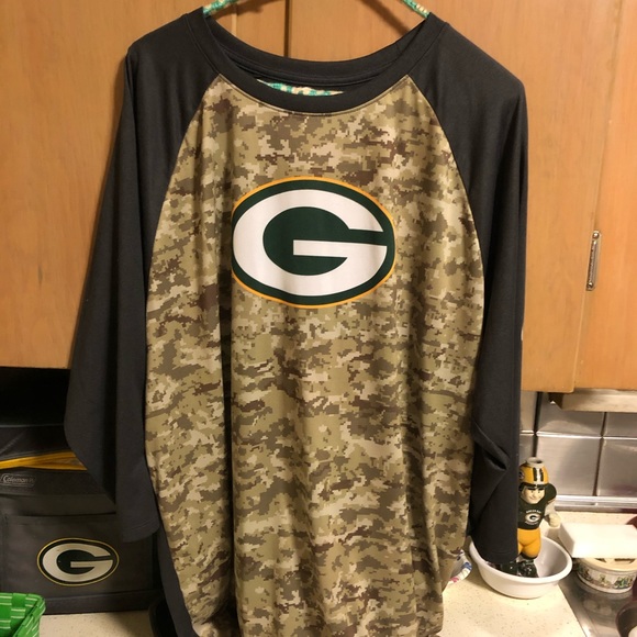 green bay packers camo shirt